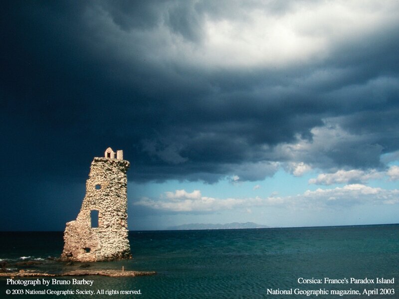 Storm over Corsica's Paradox Island