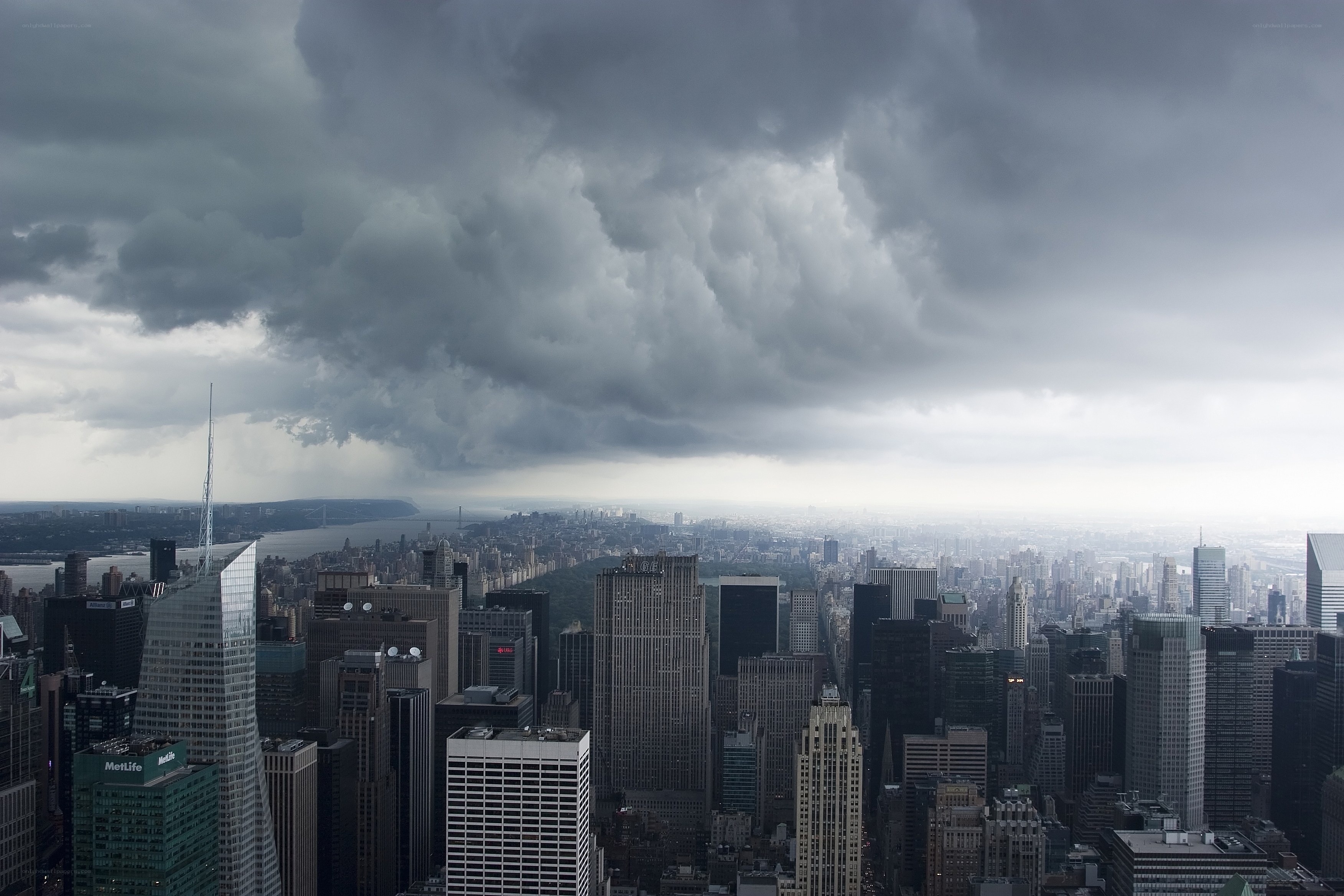 Storm over New York City
