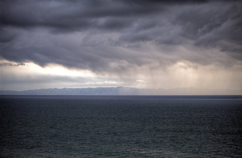 Storm over Ocean — Gray, Dramatic, Photograph