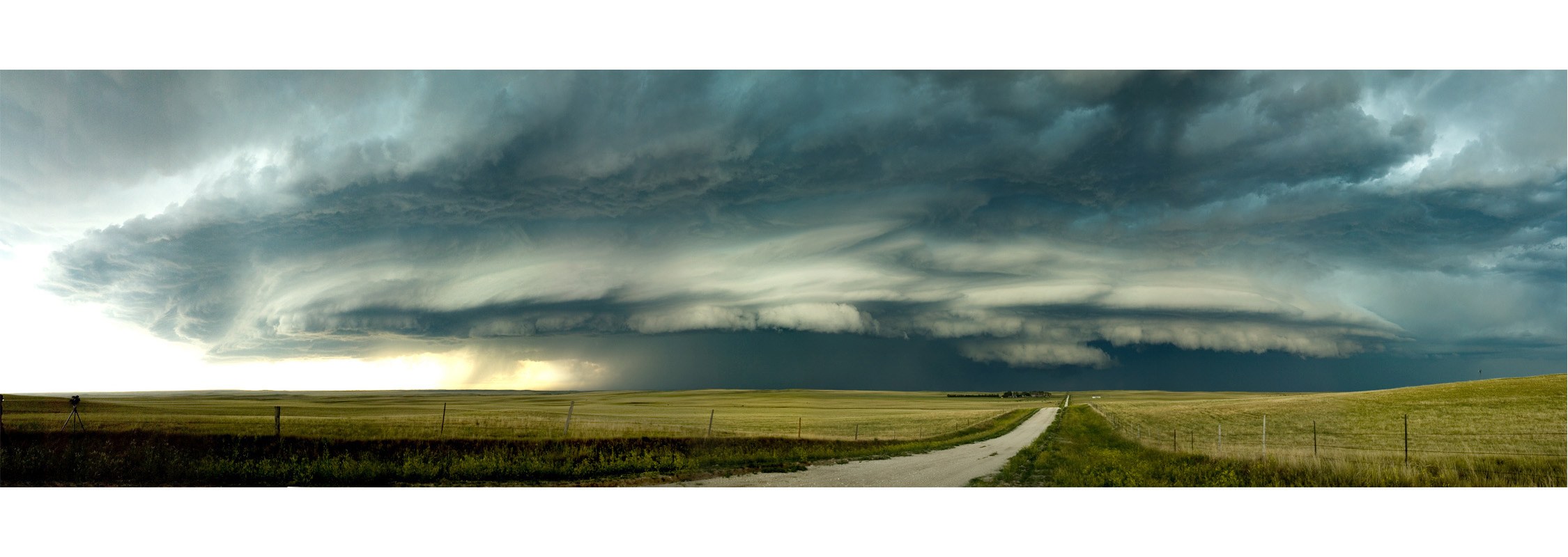 Storm over open plains