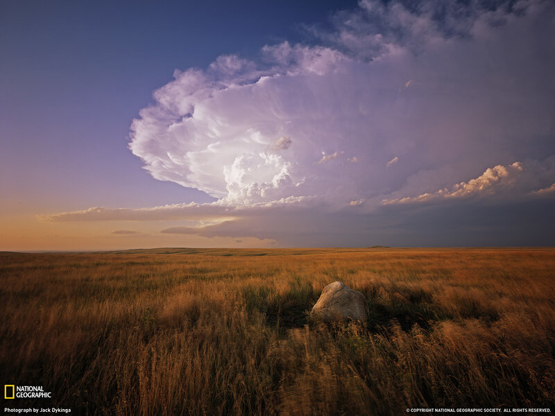 Storm over the prairie