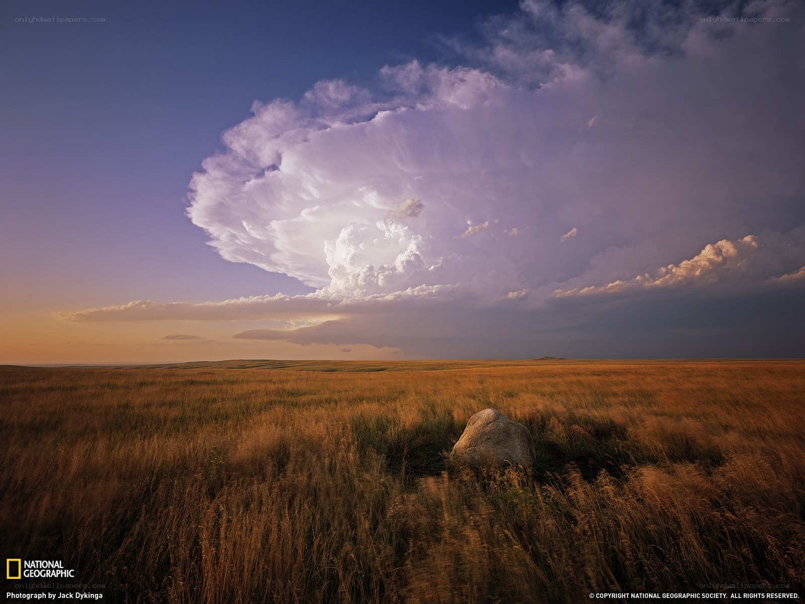 Storm over the prairie