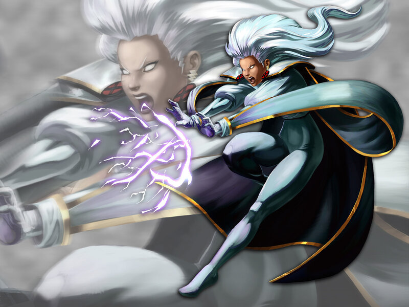 Storm unleashing lightning