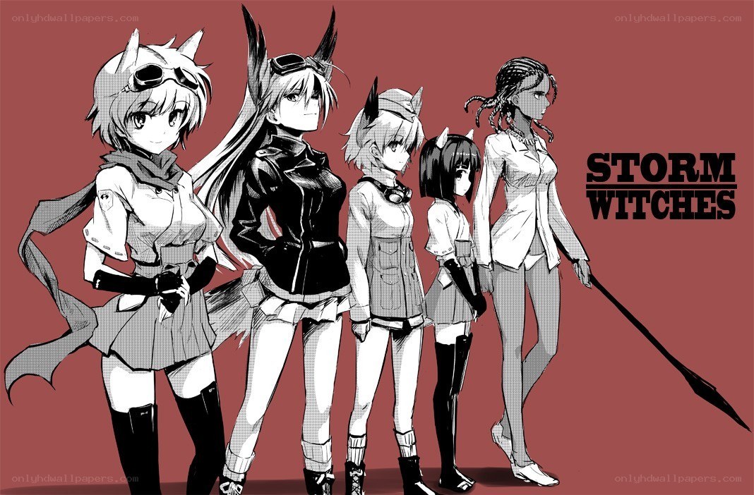 Storm Witches anime characters