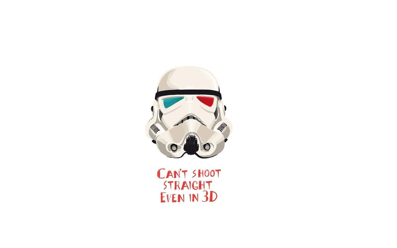 Stormtrooper 3D joke