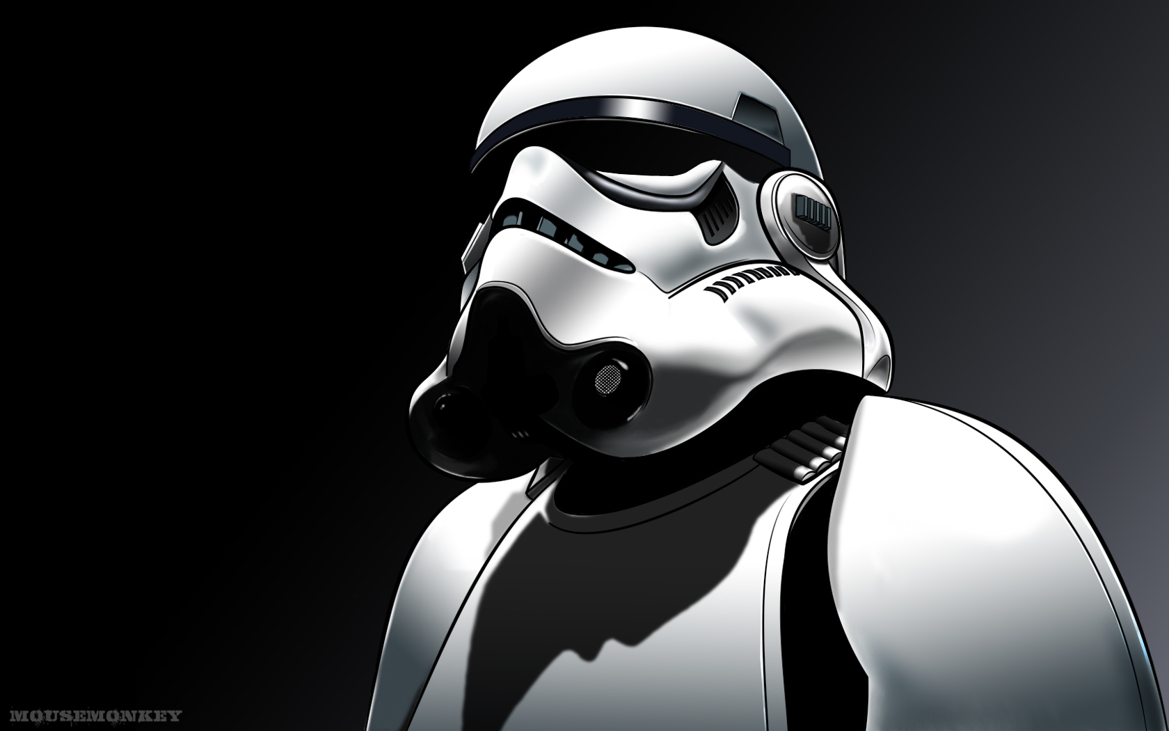 Stormtrooper character portrait