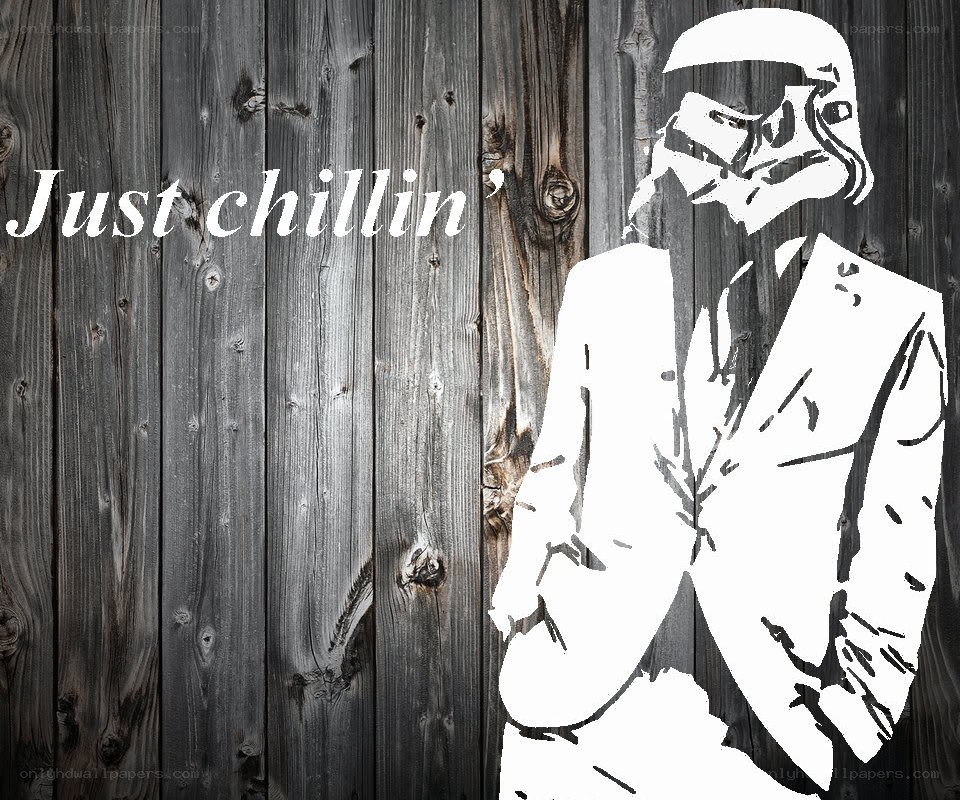 stormtrooper chilling