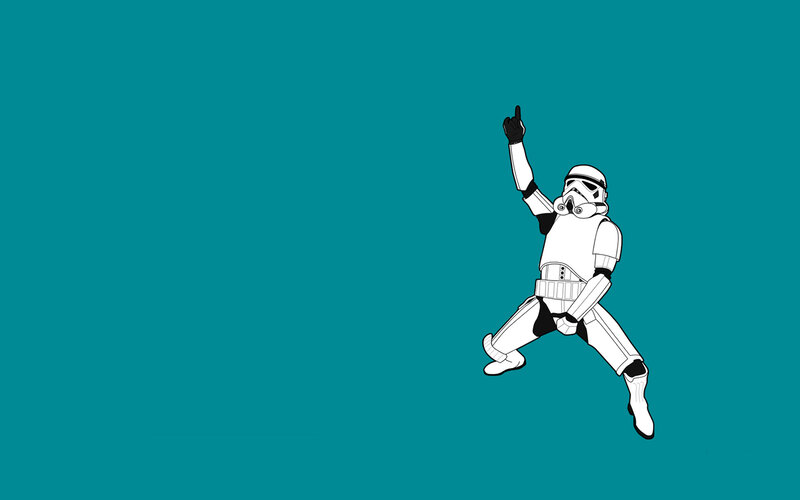 Stormtrooper dancing