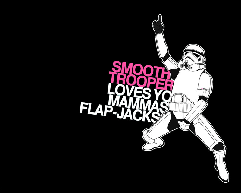Stormtrooper Dancing — Black, Playful