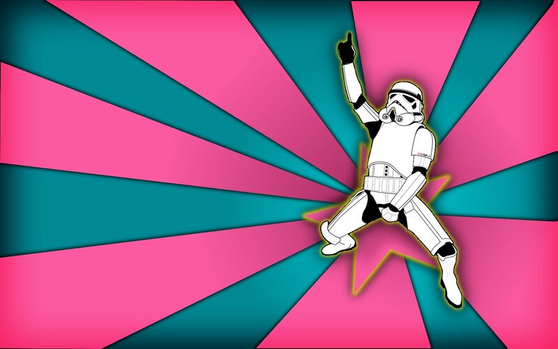 Stormtrooper Dancing — Pink