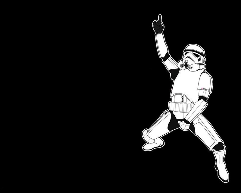 Stormtrooper Dancing — White