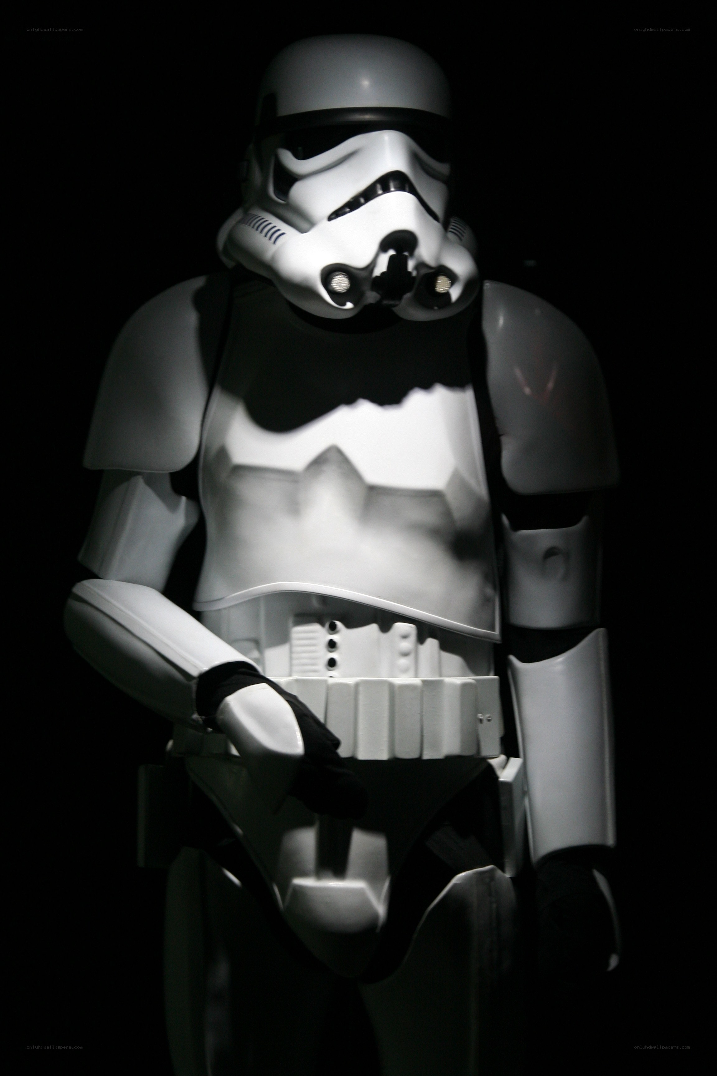 Stormtrooper figure in dark setting