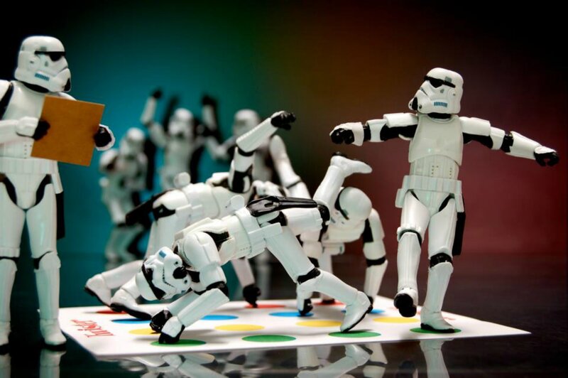 Stormtrooper Figures on Twister