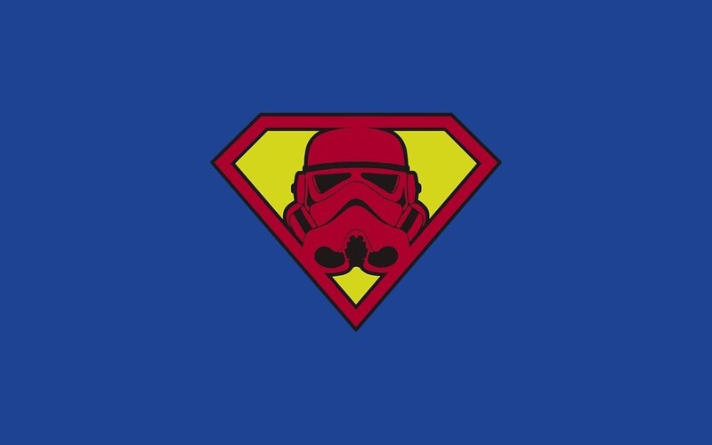 Stormtrooper Helmet — Blue, Bold