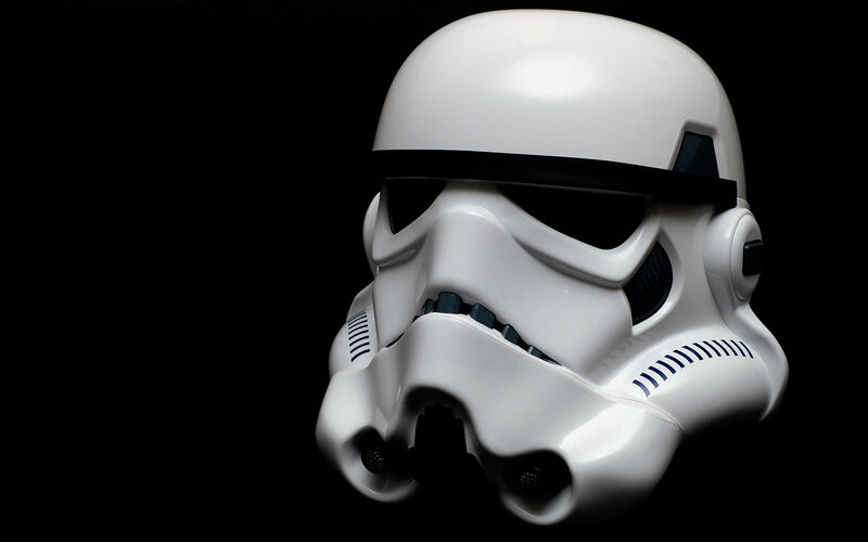 stormtrooper helmet close-up