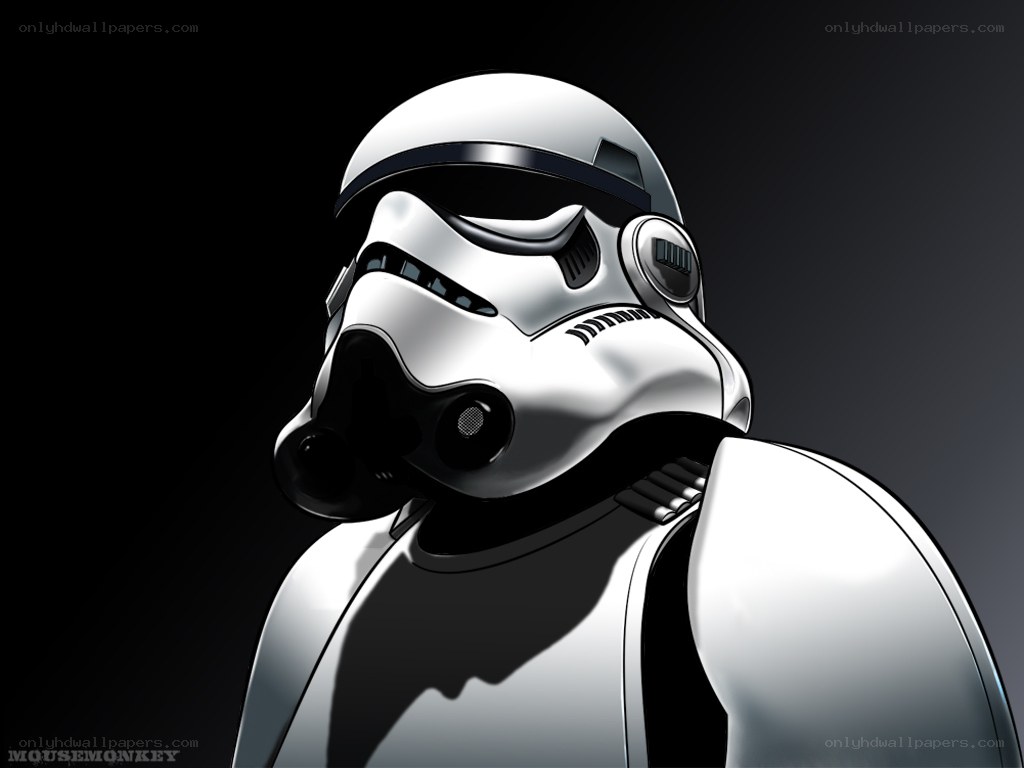 Stormtrooper helmet close-up