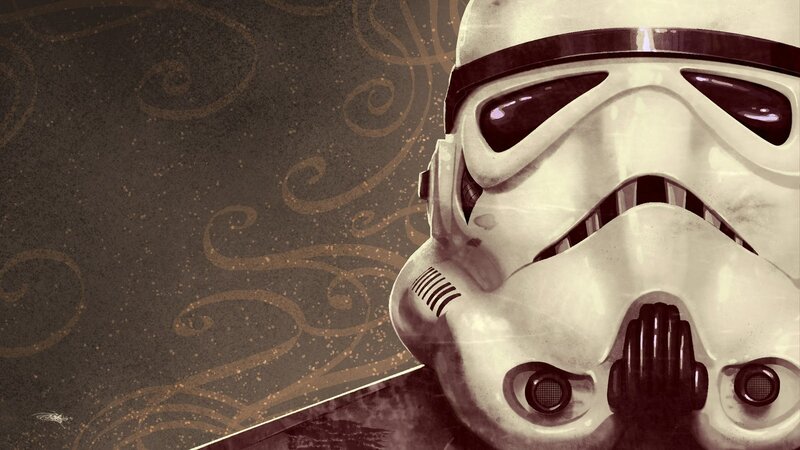 Stormtrooper helmet close-up