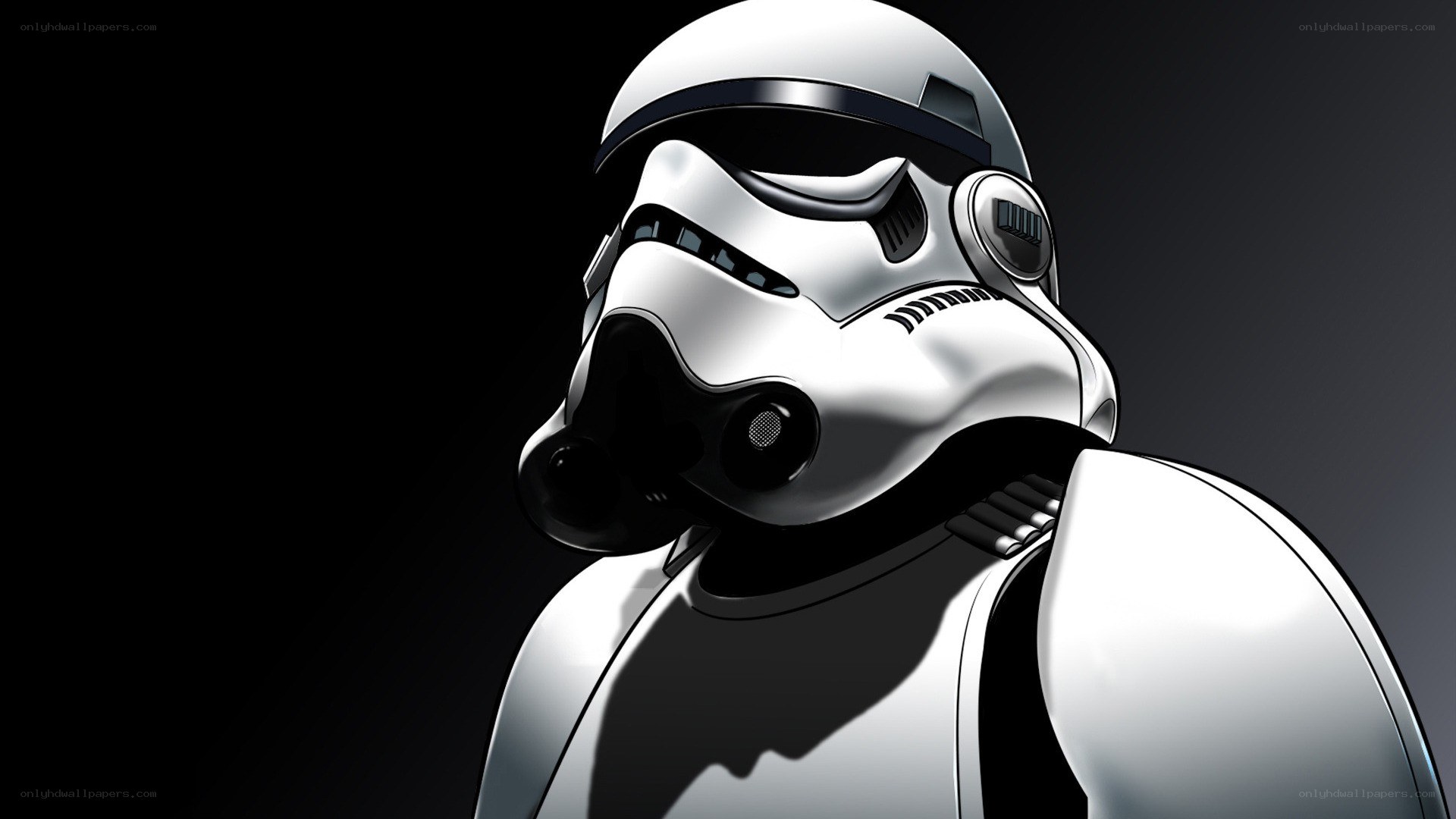 Stormtrooper helmet close-up