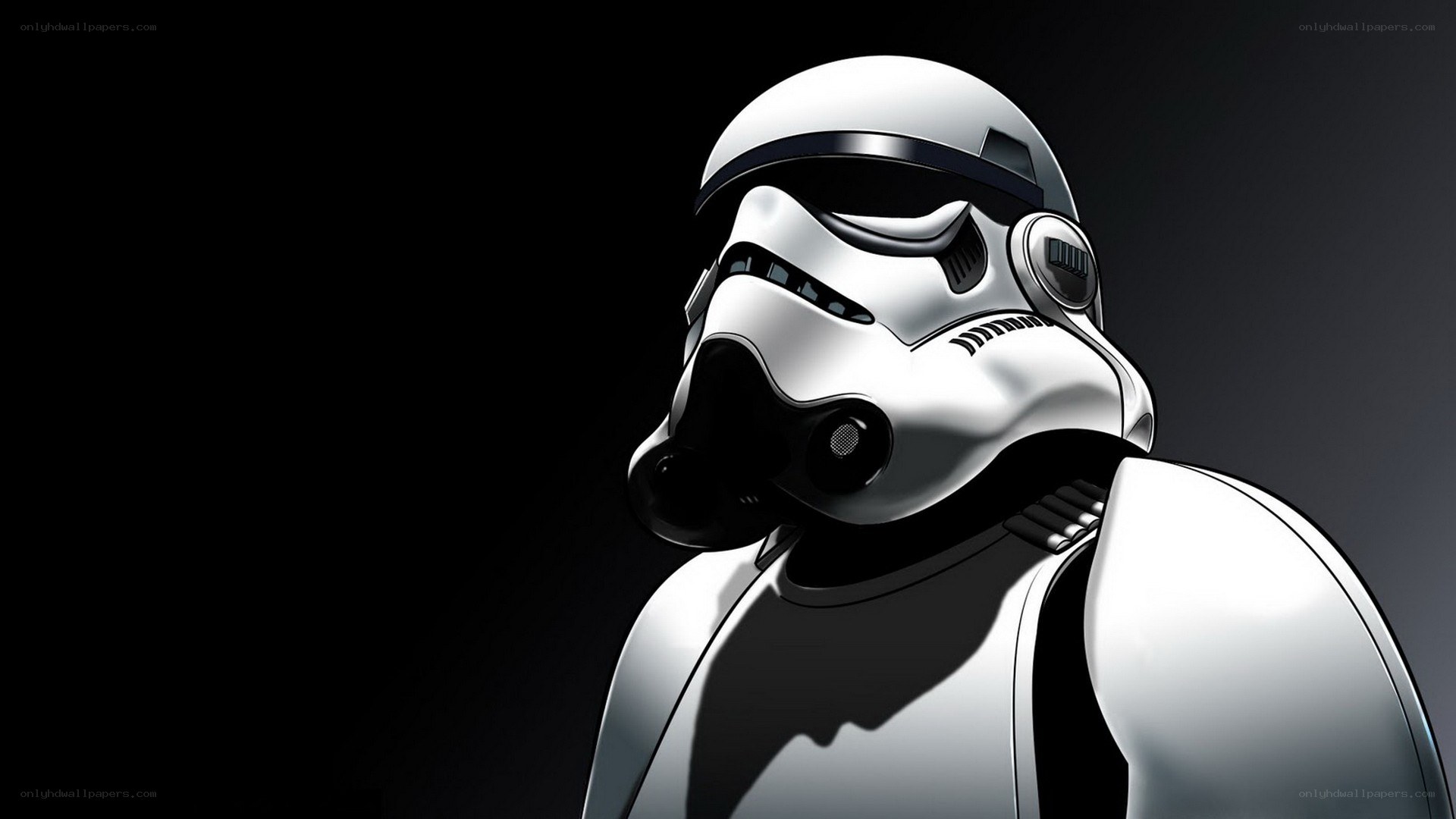 Stormtrooper helmet close-up