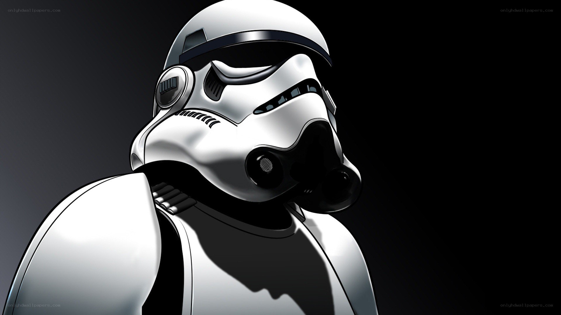 Stormtrooper helmet close-up