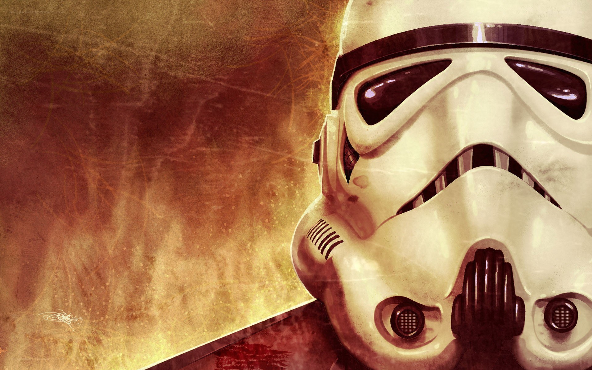 Stormtrooper helmet close-up