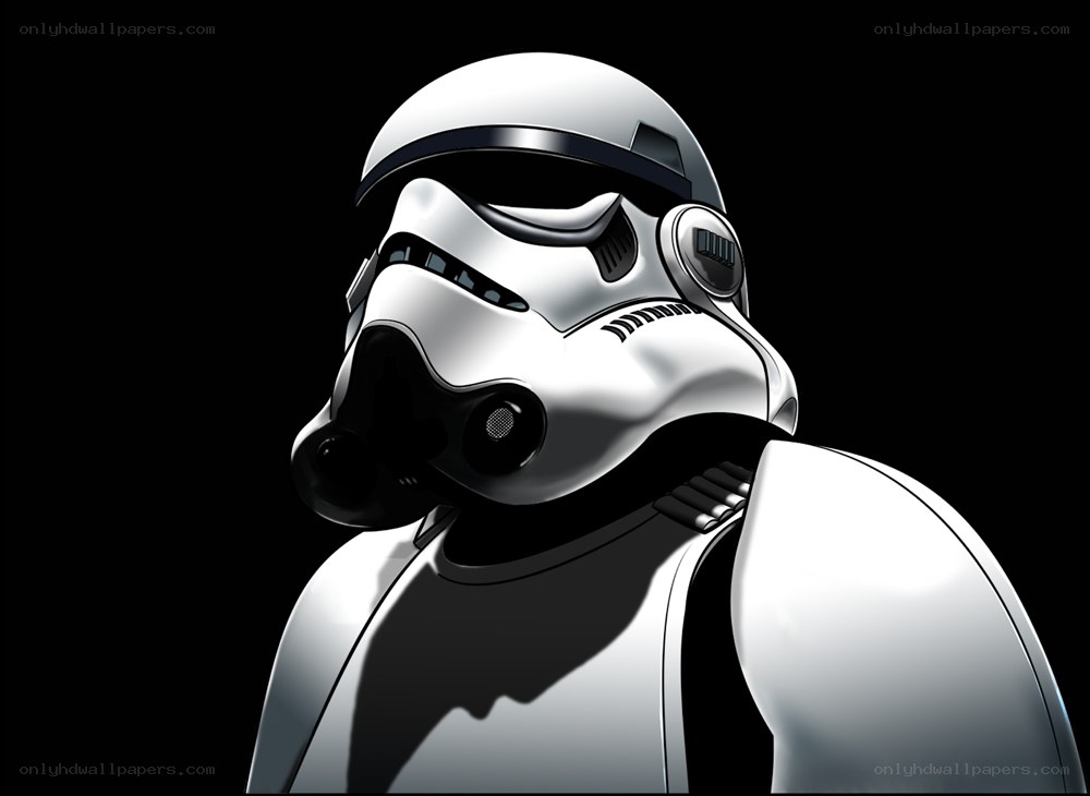 Stormtrooper helmet close-up