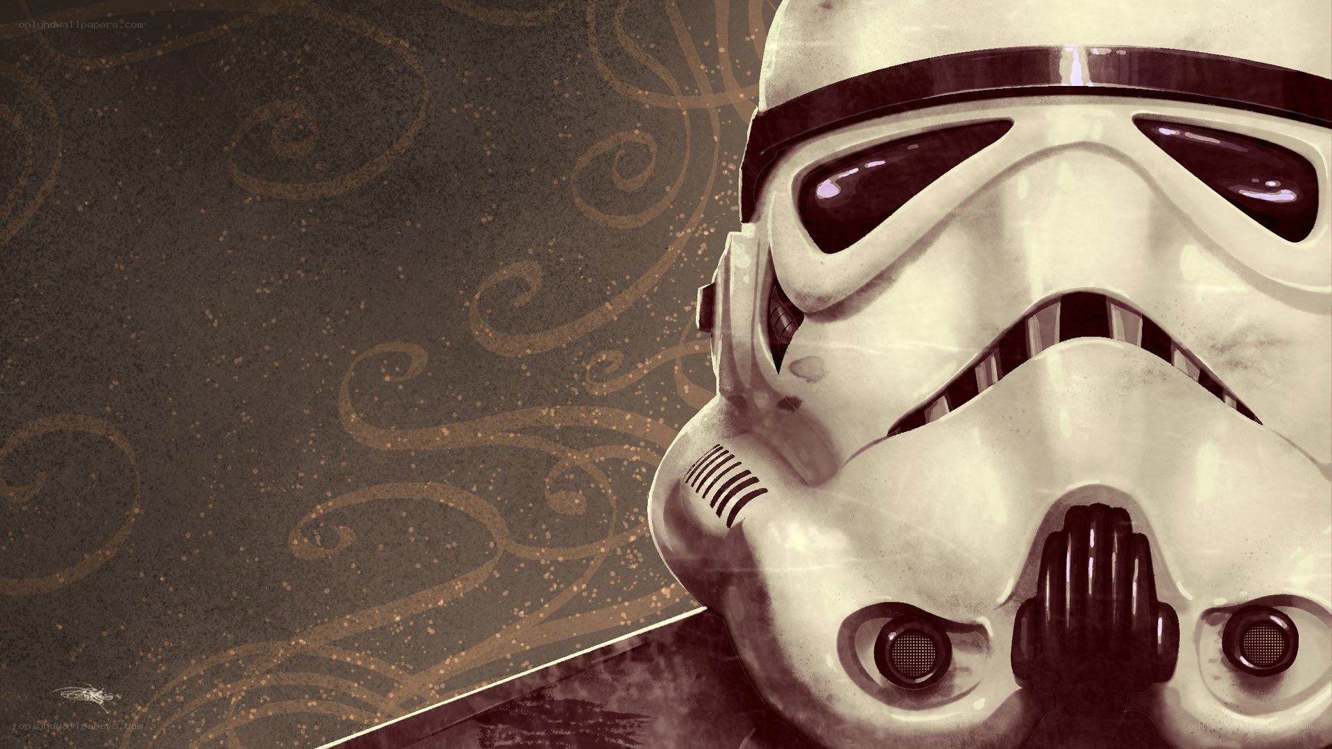 Stormtrooper helmet close-up
