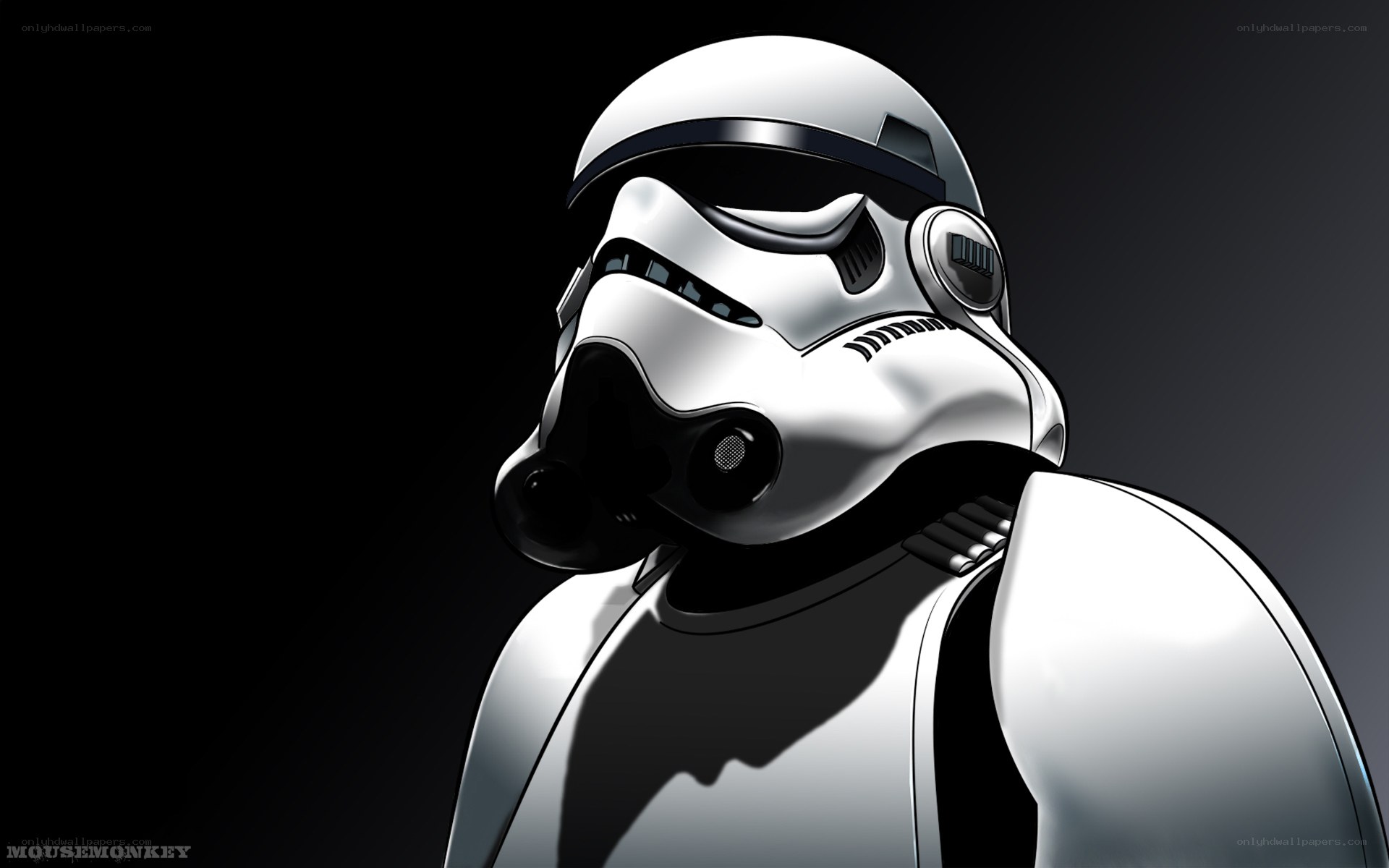 Stormtrooper helmet close-up