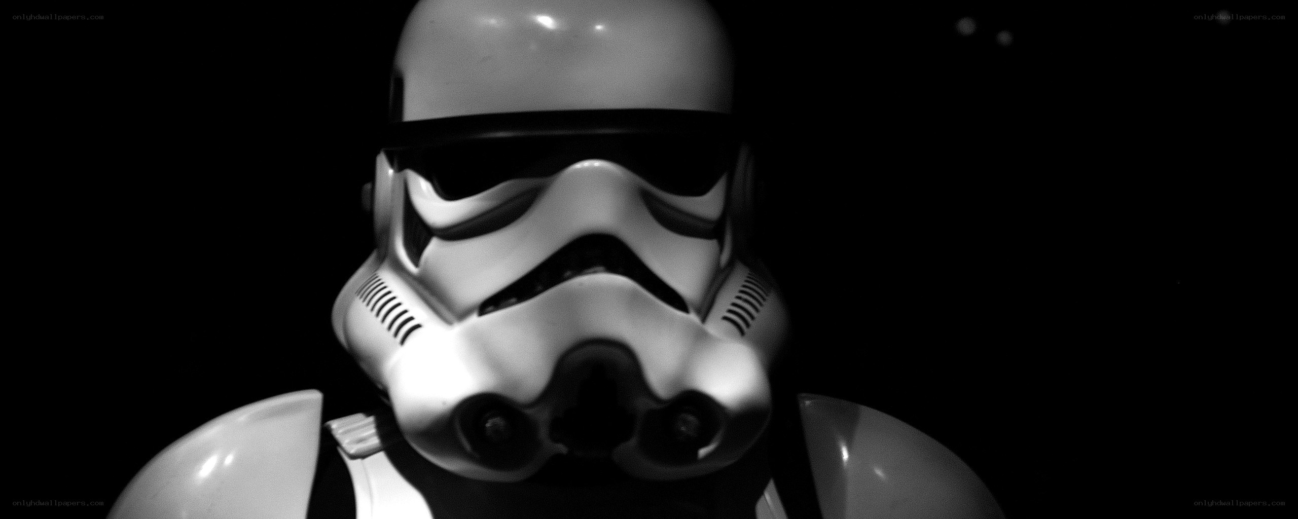 Stormtrooper helmet close-up