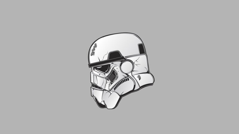 Stormtrooper Helmet — Gray