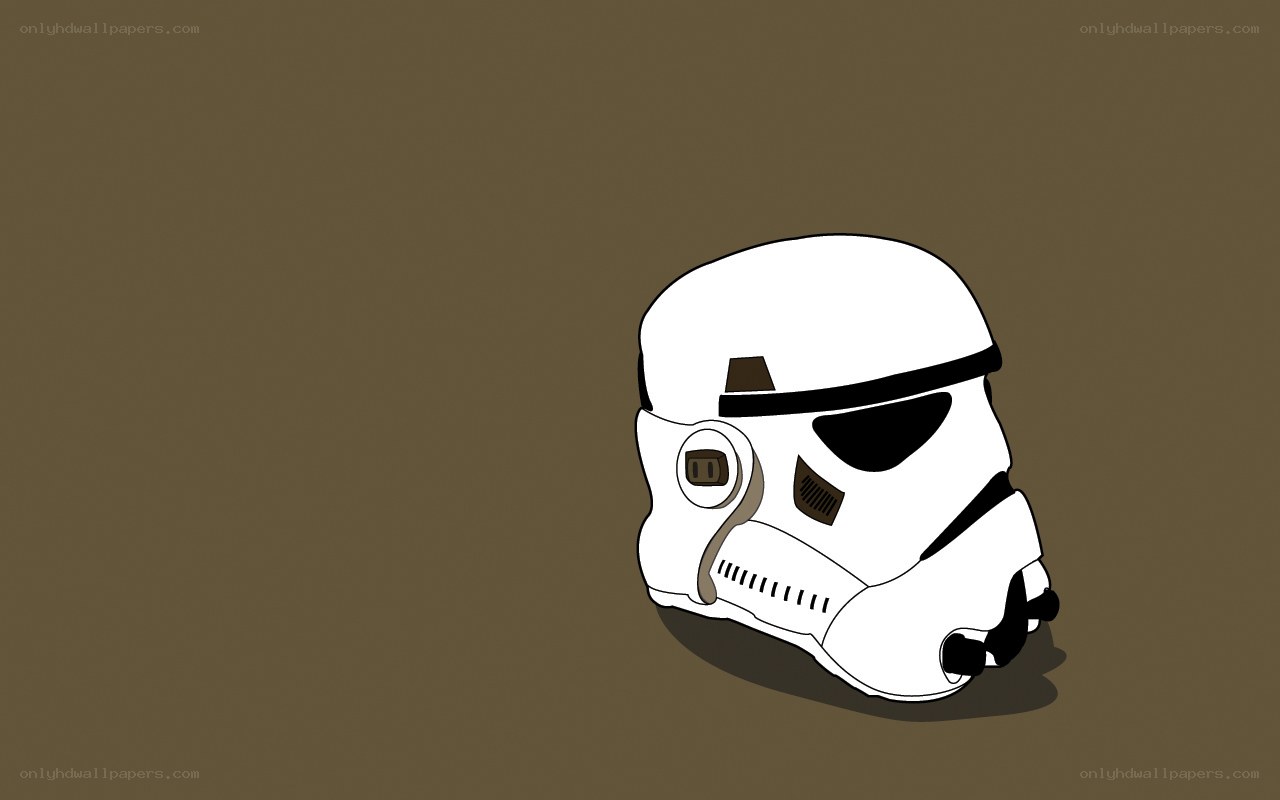 Stormtrooper helmet illustration