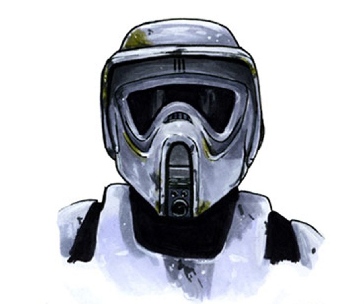 stormtrooper helmet illustration
