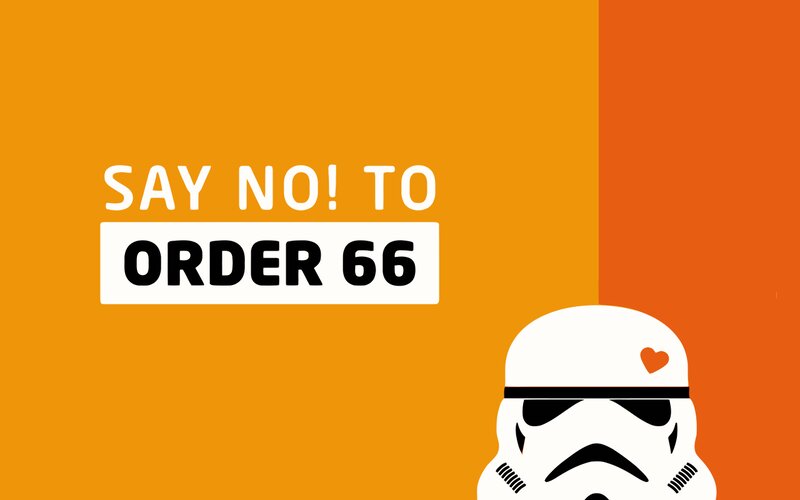 Stormtrooper Helmet — Orange
