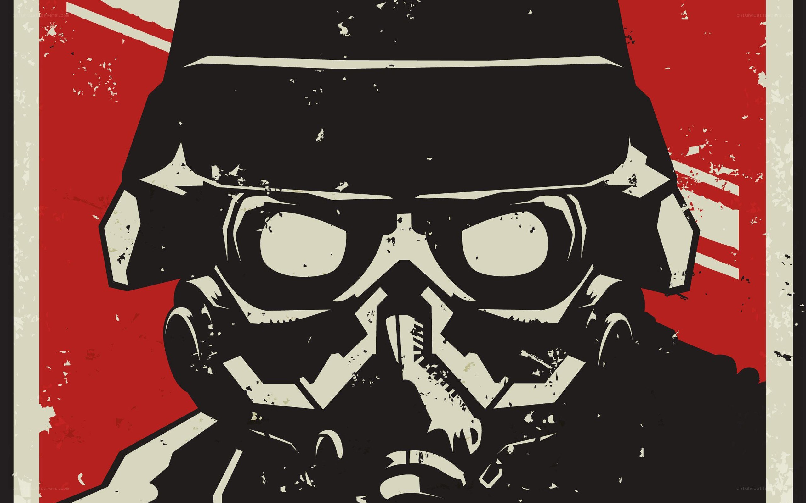 stormtrooper helmet poster