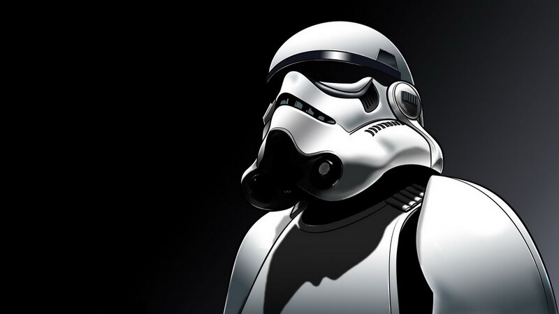 Stormtrooper Helmet — White, Black