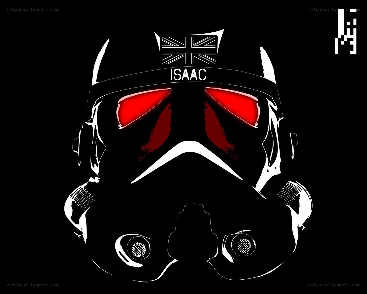 Stormtrooper helmet with Union Jack