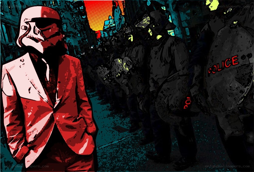Stormtrooper in a Red Suit