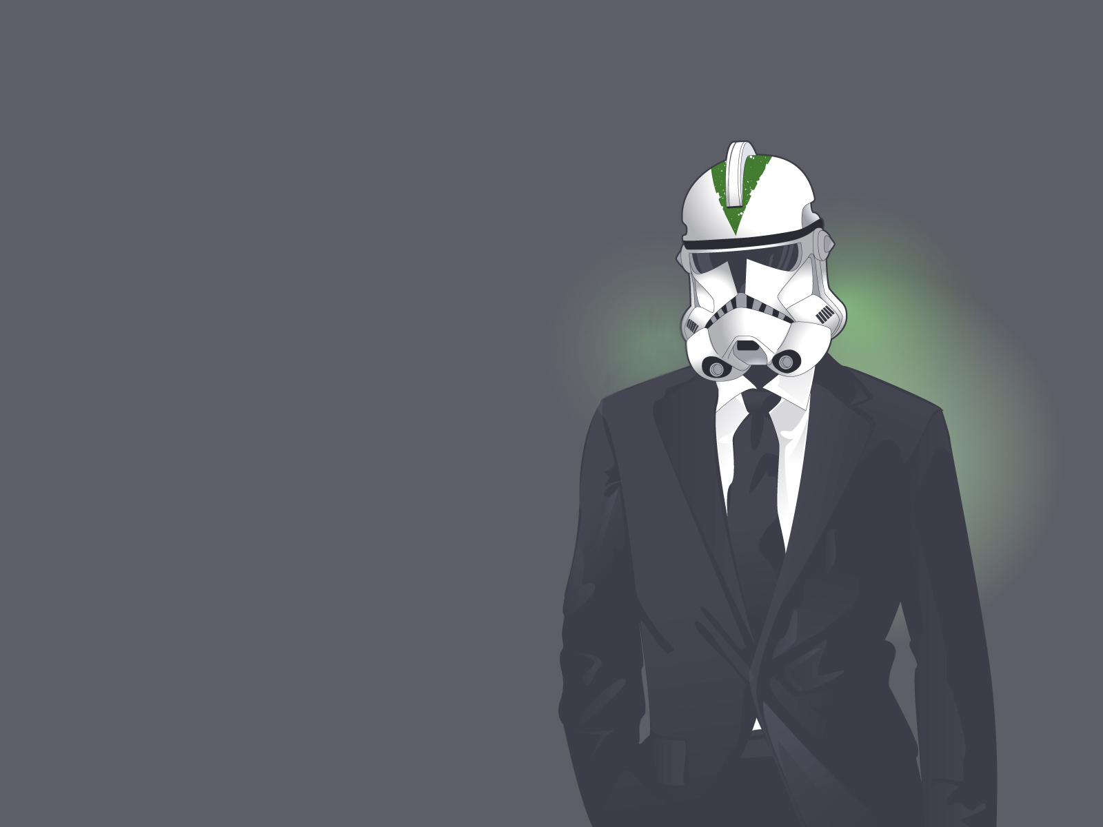 stormtrooper in a suit