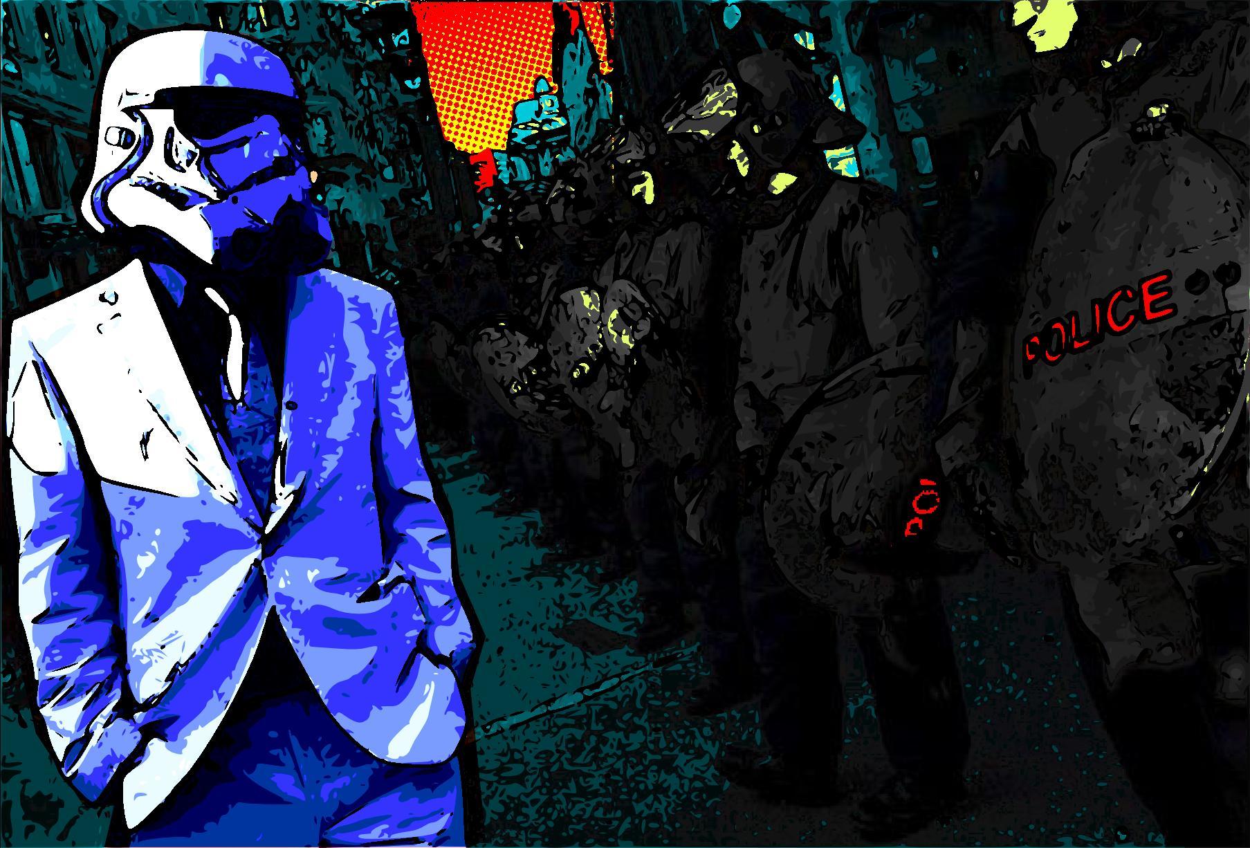 Stormtrooper in a suit