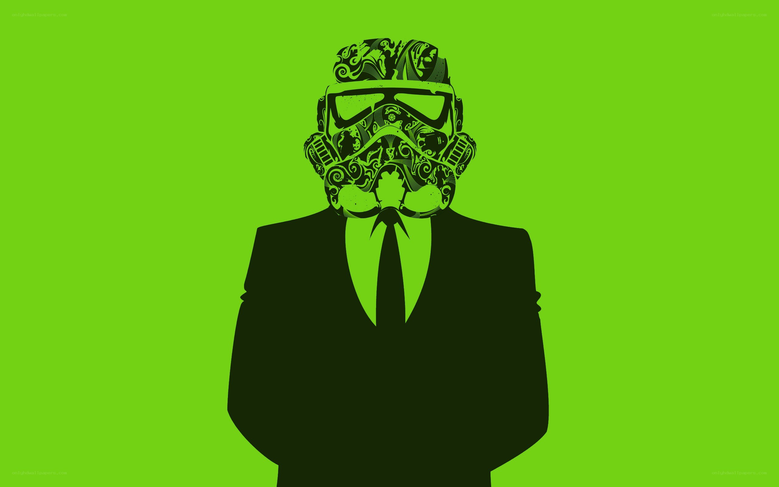stormtrooper in a suit