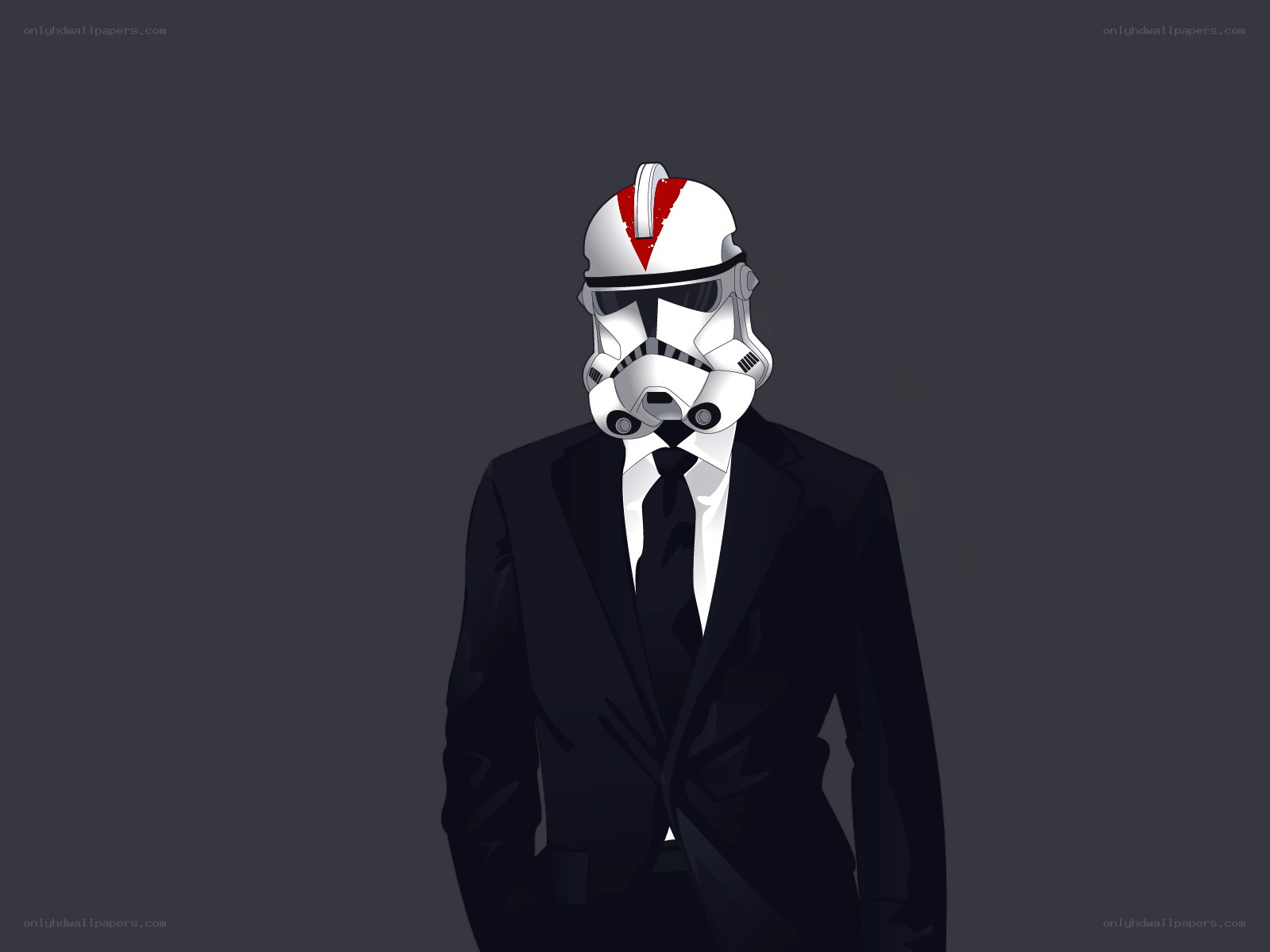 stormtrooper in a suit