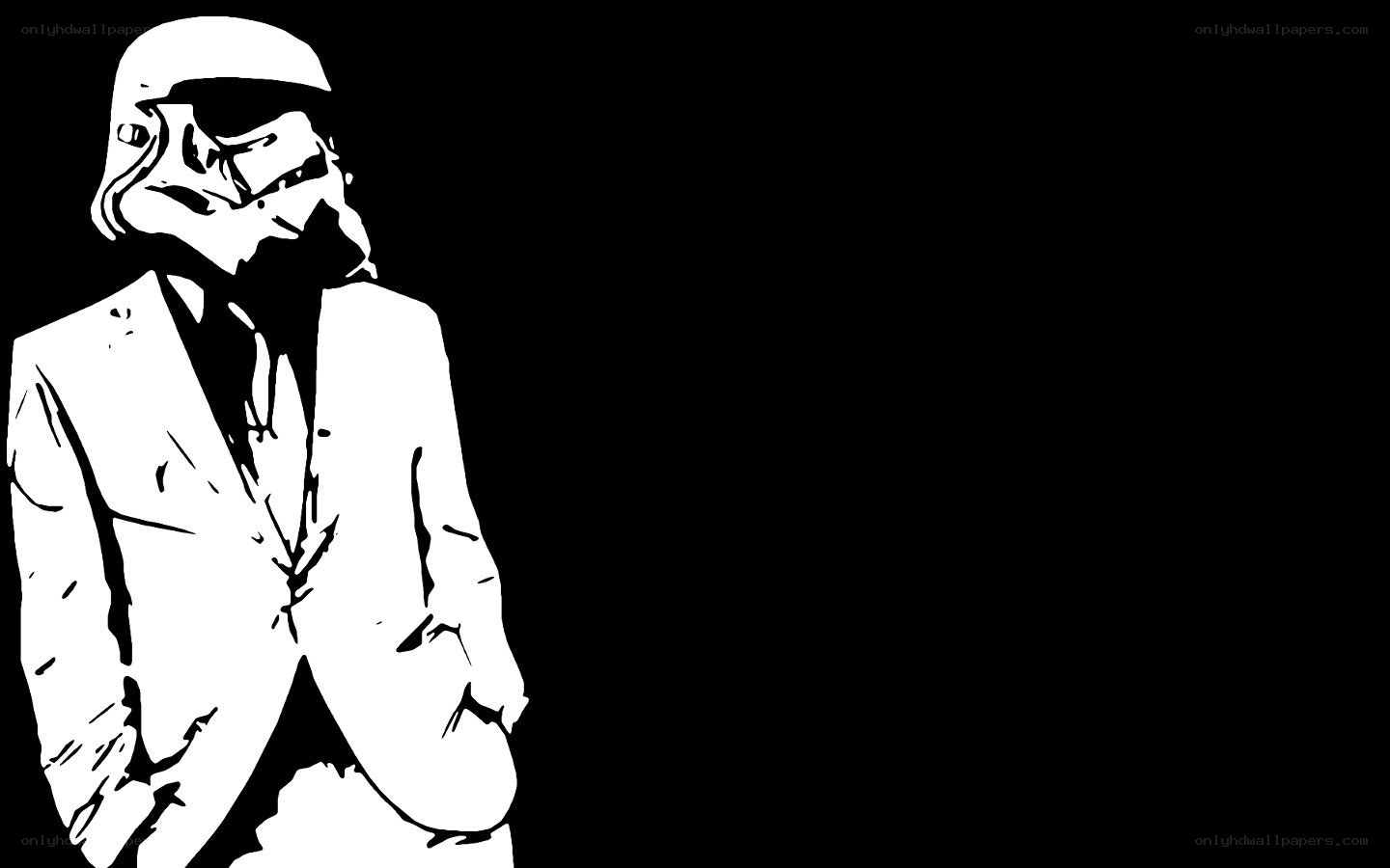 stormtrooper in a suit