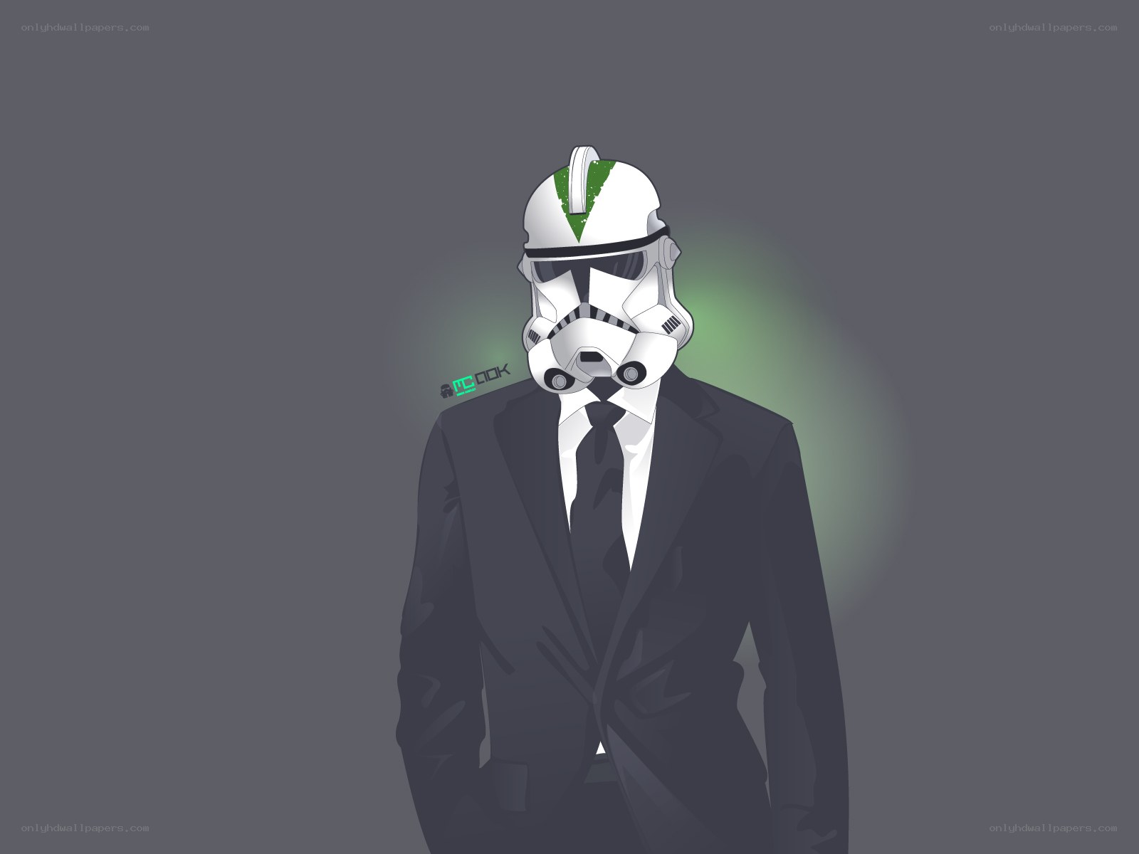 Stormtrooper in a suit