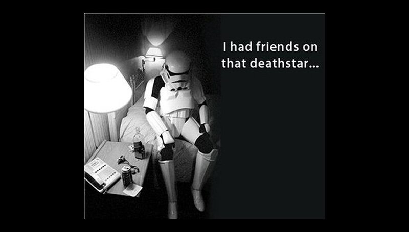 stormtrooper in bedroom