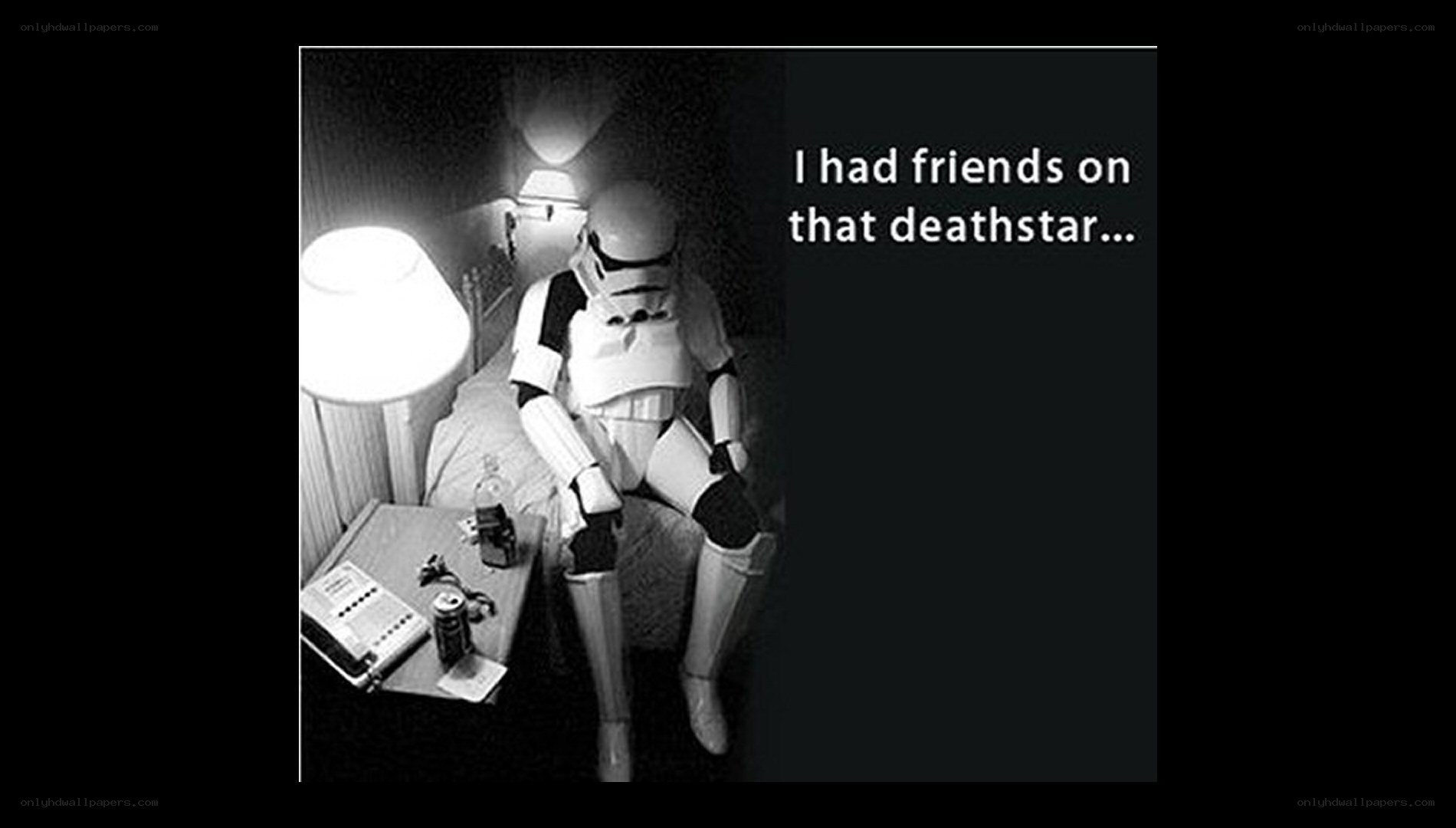 stormtrooper in bedroom