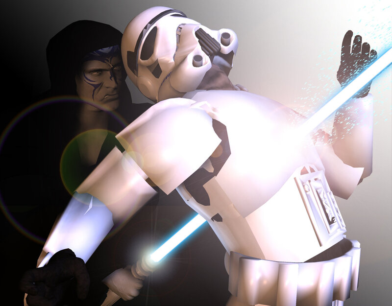 Stormtrooper in combat