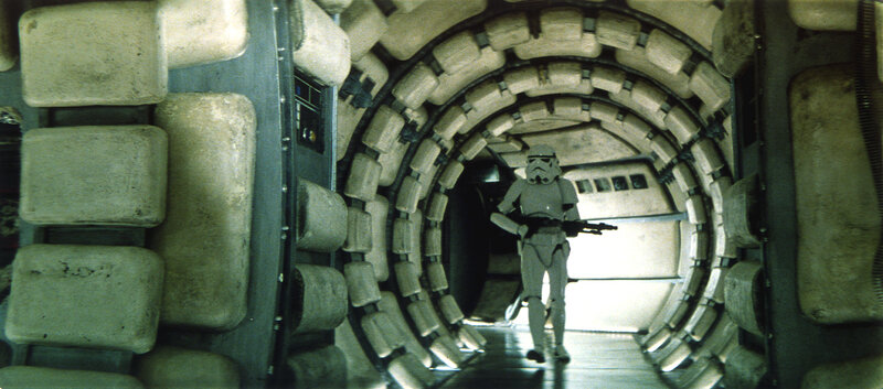 stormtrooper in corridor