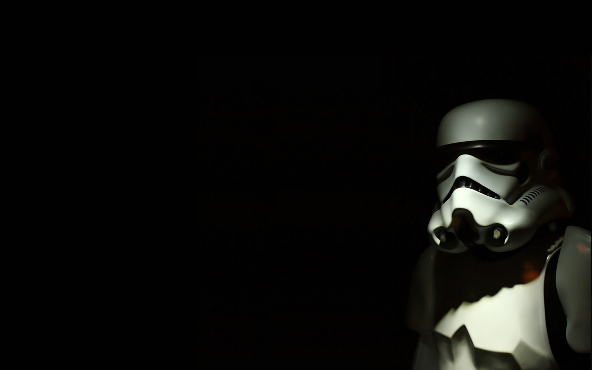 stormtrooper in darkness