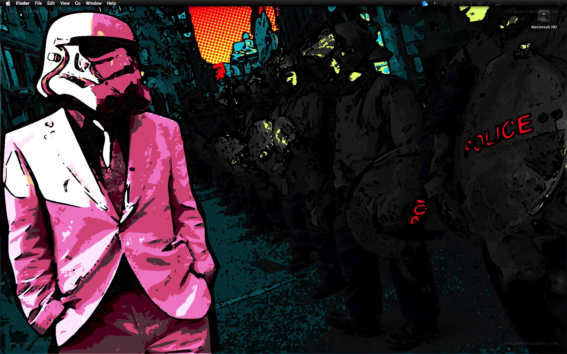 Stormtrooper in pink suit