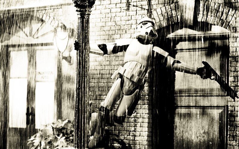 Stormtrooper in Rain — Black
